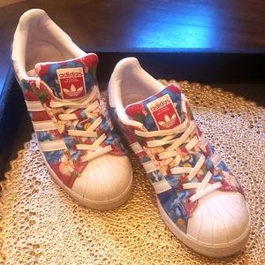 adidas gazelle silver green womens adidas Campus 00s x Liberty London Shoes Kids Blue 5 main image 1